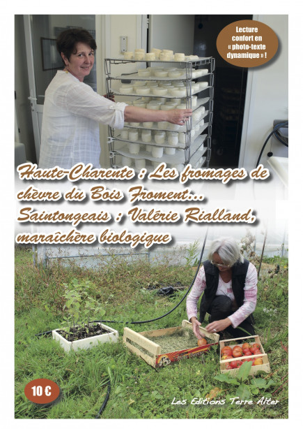 2 Reportages : Valérie Rialland, maraichère - Catherine Chanavat, productrice de fromages de chèvre - Grand format